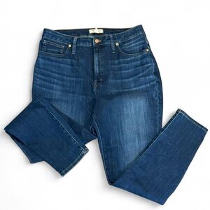 Madewell Jeans Women's Size 30 Curvy High Rise Skinny Good Condition Denim